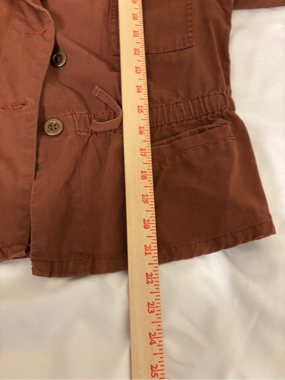 American Rag Women's Rust-Brown Utility Jacket - Picture 5 of 8